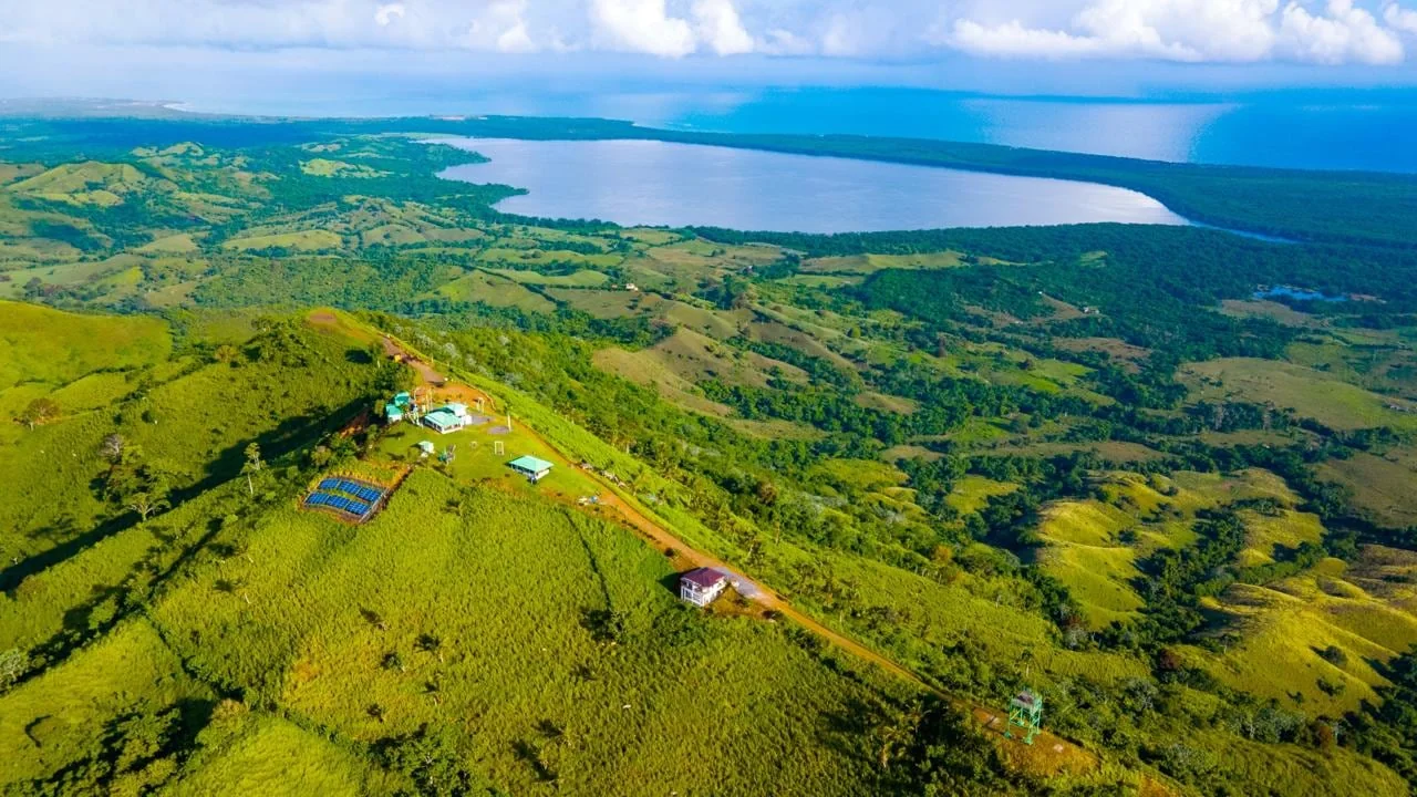 Aerial view of Miches, Dominican Republic