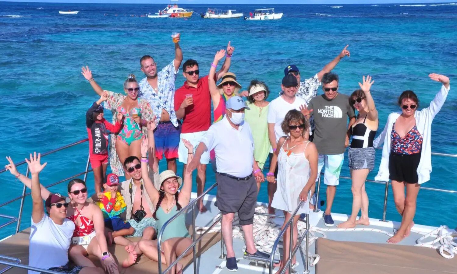 Catamaran snorkeling tour Punta Cana Caribbean experience